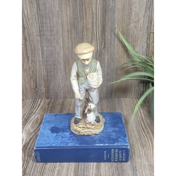 Vintage Man Figurine, Dog & Biscuits Ardco? - Picture 1 of 5